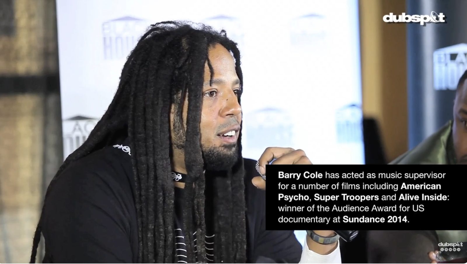 Barry Cole speaking on an industry panel about music supervision